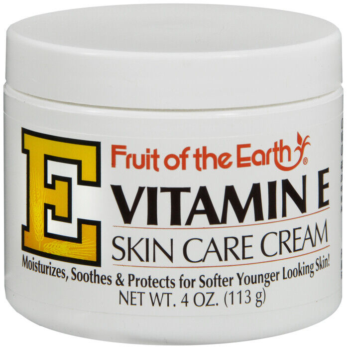 FRUIT OF THE EARTH ALOE VITAMIN E CREAM     4OZ