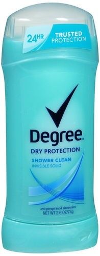 DEGREE WOMEN INVISIBLE SOLID 2.6OZ SHOWER CLEAN