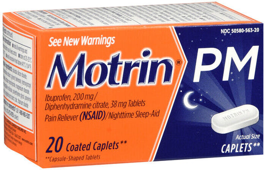 MOTRIN PM TABLET 20CT