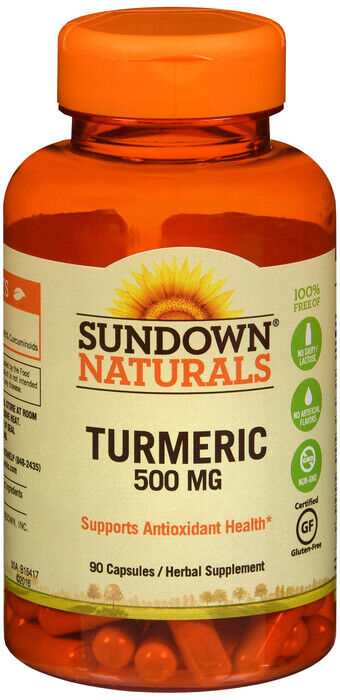 TURMERIC CURCUMIN  500MG CAPS 90CT SUNDOWN