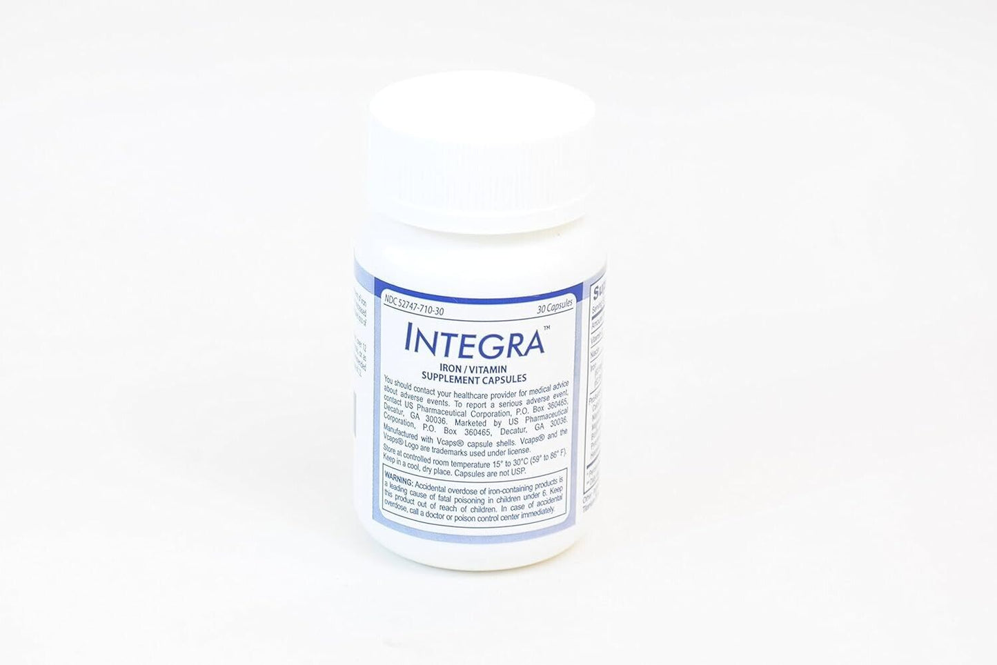 INTEGRA ELEMENTAL IRON 125MG CAPLET 30CT