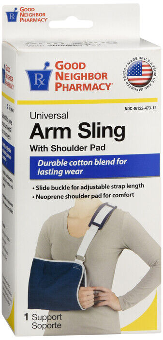 GNP ARM SLING COTTON NAVY UNIVERSAL