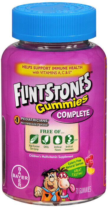 FLINTSTONES  COMPLETE GUMMY 70CT