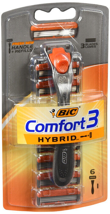 BIC HYBRID RAZOR 6 CT