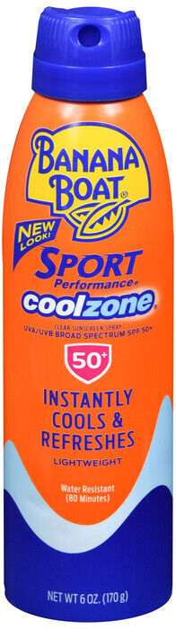 BANANA BOAT SPORT COOL ZONE MIST SPF50 6OZ