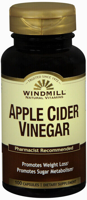 APPLE CIDER VINEGAR CAPSULE 100CT WINDMILL