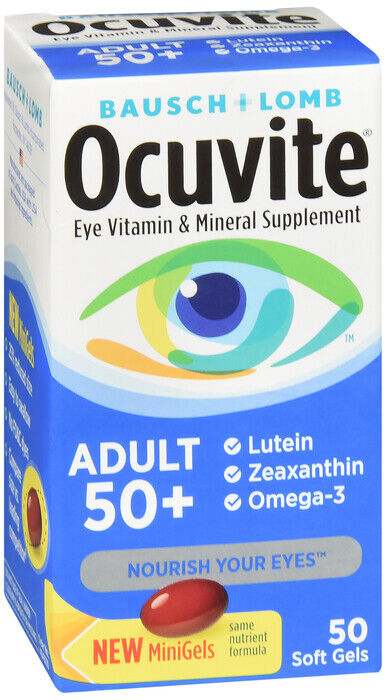 Ocuvite Multivitamin 50+ Softgels 50 count