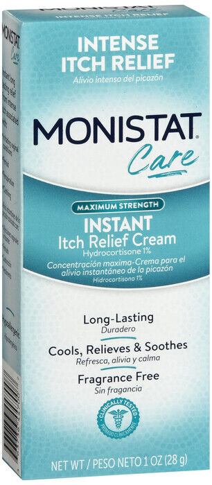 MONISTAT CARE  ITCH RELIEF CREAM 1OZ    hydrocortisone TOPICAL CREAM (G) 1 %