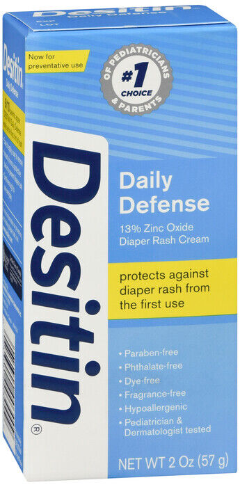 DESITIN CREAM 2OZ   zinc oxide TOPICAL CREAM (G) 13 %