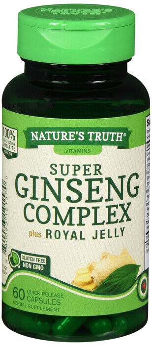 GINSENG COMPLEX CAP 60CT NATURE'S TRUTH