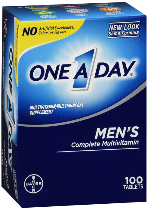 ONE-A-DAY MEN TABLET 100CT