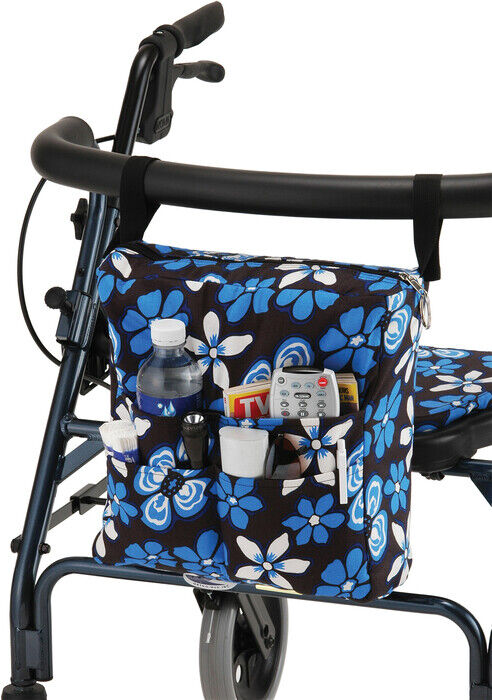 MOBILITY BAG HANGIN  FOR FOLDING WALKER  ALOHA BLUE