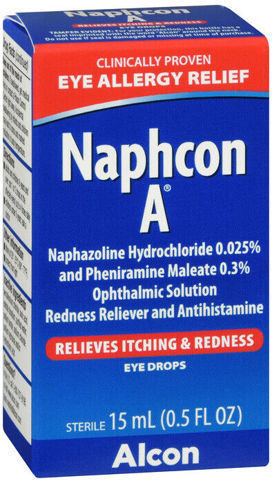 ALCON NAPHCON-A ALLERGY EYE DROP 15ML  one bottle