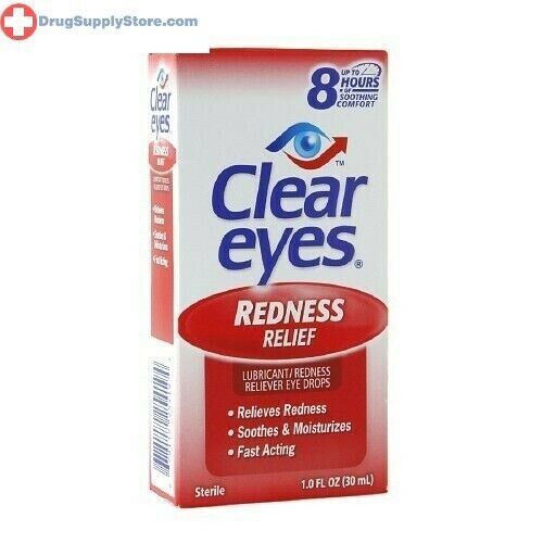 Clear Eyes Redness Relief Eye Drops 1oz