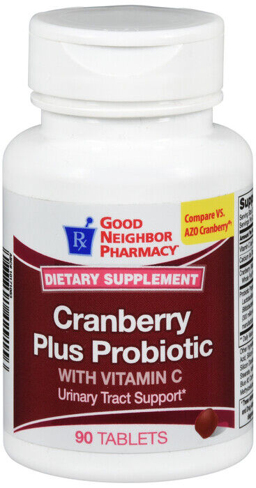 GNP CRANBERRY + PROBIOTIC TAB 90CT    Generic for AZO Cranberry