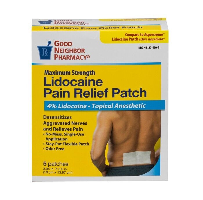 GNP Pain Relief Patch  4%   5ct