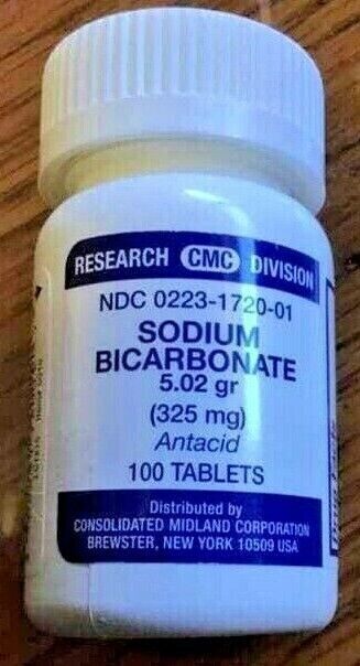 CMC Sodium Bicarbonate  Supplement Tablets 100 CT