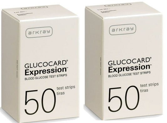 Arkray Glucocard Expression 100 Test Strips For GLucose Care