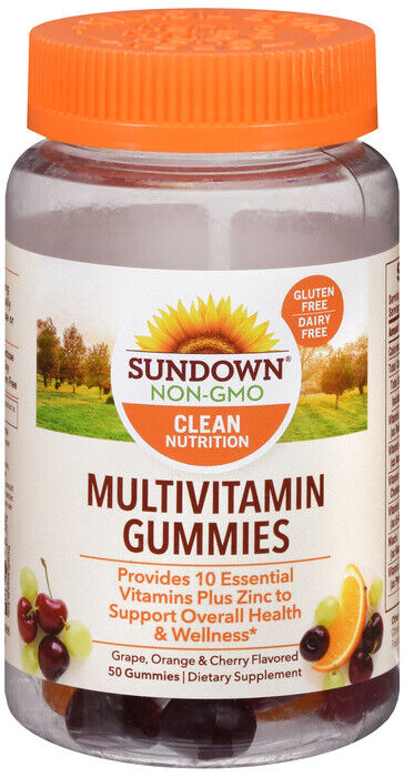 MULTIVITAMIN ADULT GUMMIES 50CT SUNDOWN