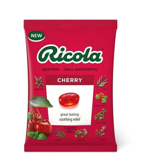 Ricola Cough Drops - Cherry 19 ct