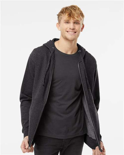 Independent Trading Co Midweight Hooded Full-Zip Sweatshirt SS4500Z