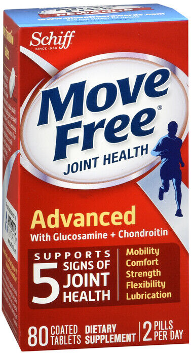 MOVE FREE JOINT HEALTH ADVANCED TRIPLE STRENGTH TABLETS 80 CT