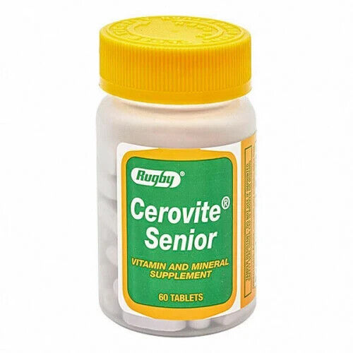 CEROVITE SENIOR VITAMIN  TABLET 60CT WATSON