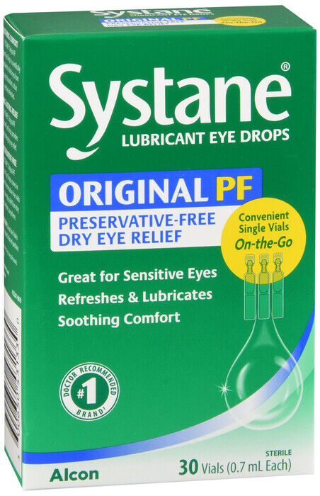 SYSTANE ORIGINAL PF LUBE EYE DROP 30CTX0.7ML UD