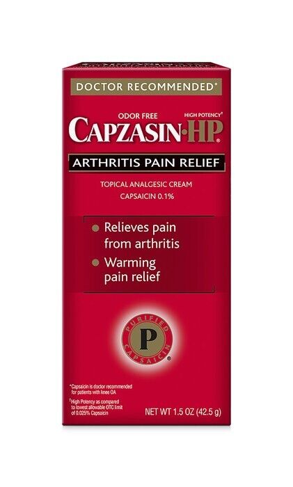 Capzasin HP Cream Arthritis Pain Relief Creme  1.5 oz