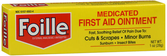 Foille First-Aid Ointment Tube 1 oz ( 2 Pack )