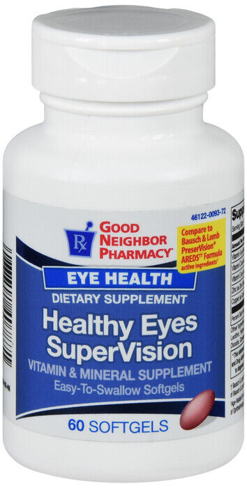 GNP HEALTHY EYES SUPERVISION SOFTGELS  60CT