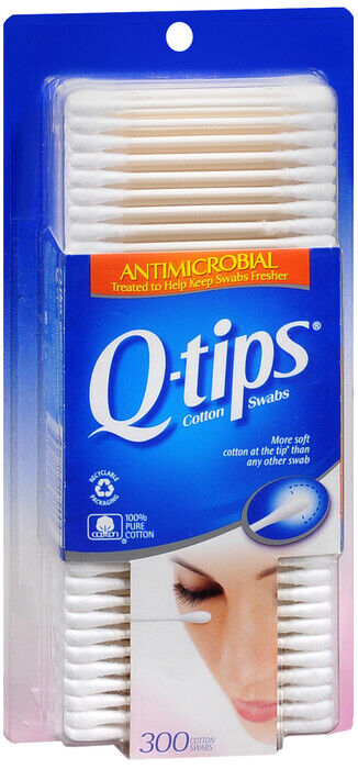 Q-TIPS ANTIMICROBIAL SWAB 300CT