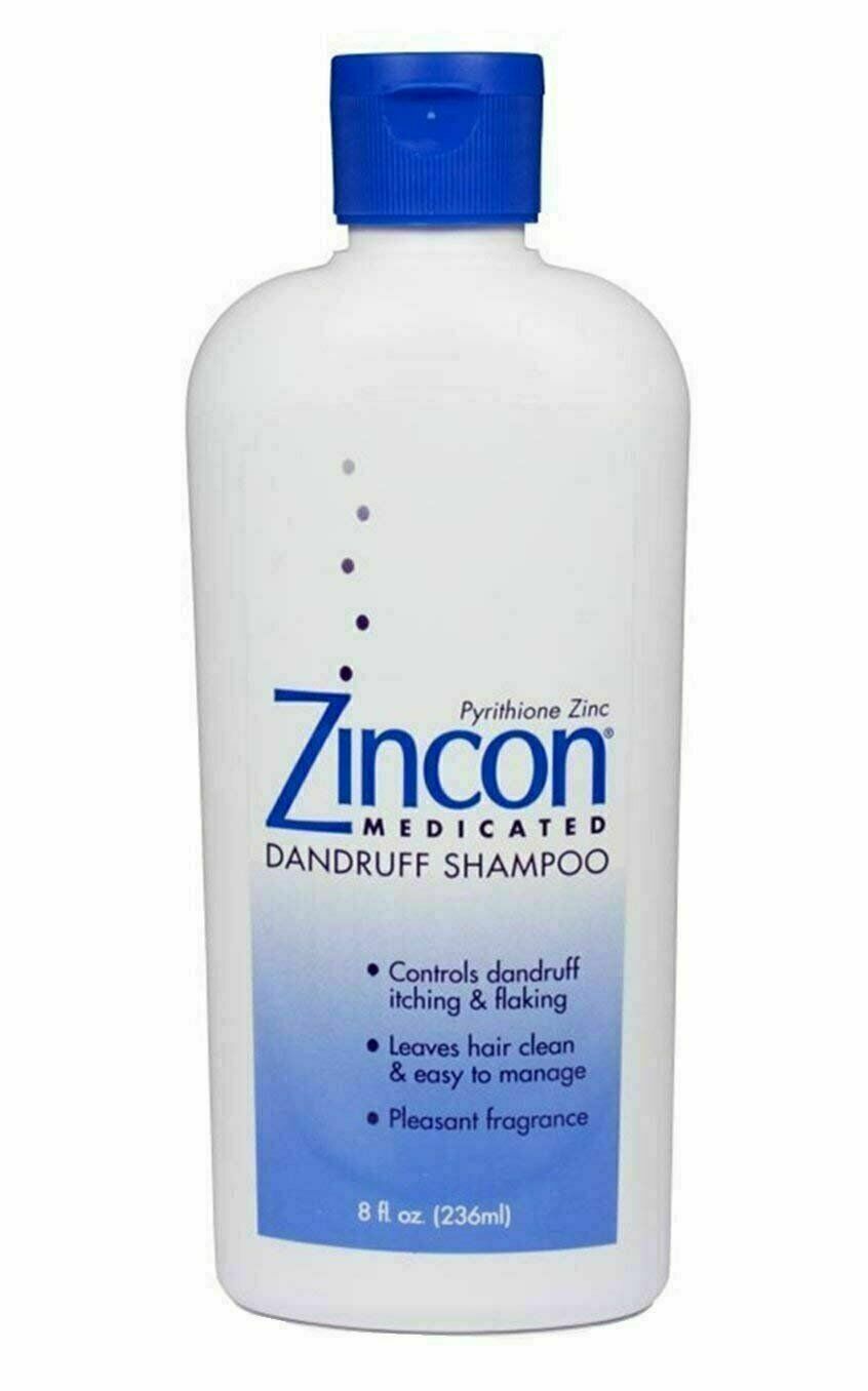 Zincon Medicated Dandruff Shampoo - 8 oz