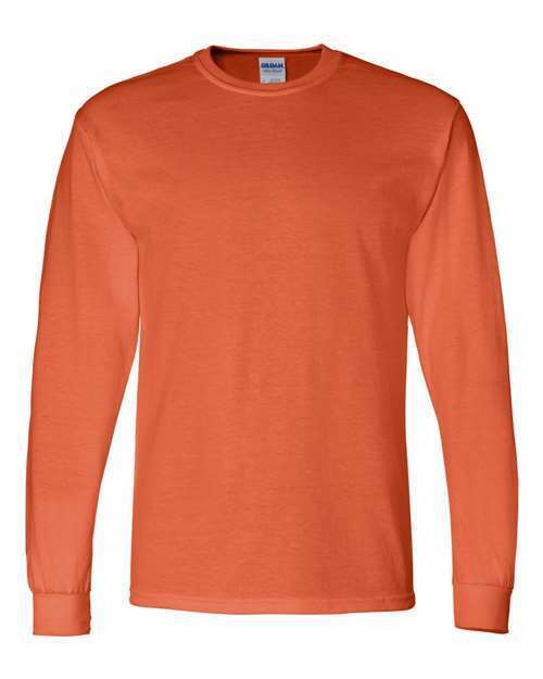 Gildan Adult 50/50 Cotton Blend Long Sleeve T-Shirt Mens Size Tee g8400