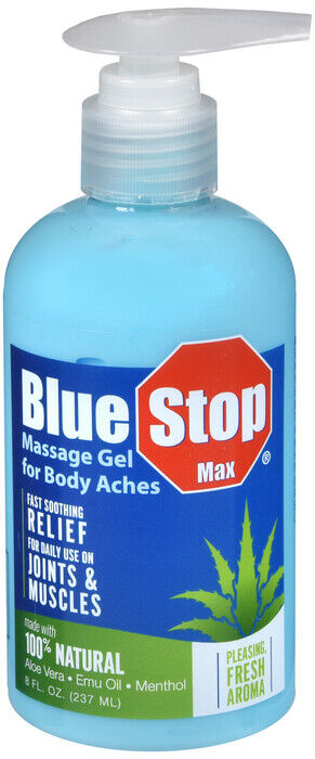 BLUE STOP MAX PUMP LOT 8OZ