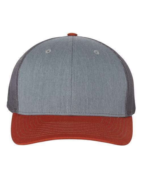 Richardson Trucker Ball Cap Meshback Hat Snapback Cap Trucker Hat Cap - 112