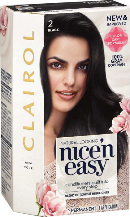 NICE N EASY BLACK 2 HAIR COLOR 1CT