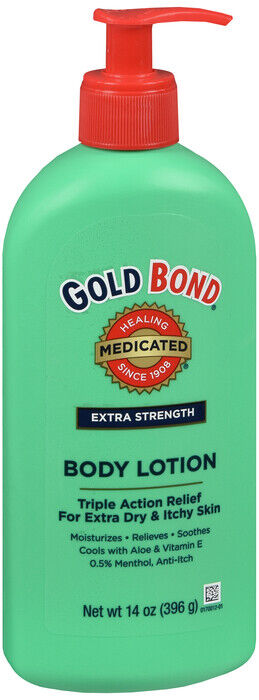 GOLD BOND MEDICATED LOTION EXTRA STRENGTH 14 OZ