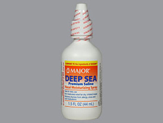 MAJOR Deep Sea Saline Nasal Spray 1.5 oz  x 2 bottles