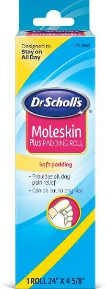 DR SCHOLLS MOLESKIN PADDING ROLL 24in by 4 5/8in