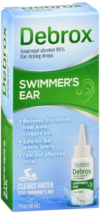 Debrox Swimmer's Ear Ear Drying Drops Clears out Water 1 oz