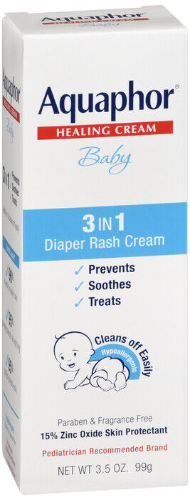 AQUAPHOR BABY DIAPER RASH 15% ZINN CREAM 3.5OZ