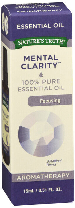 NATURES TRUTH MENTAL CLARITY FOCUS ESSENTIAL OIL 15ML