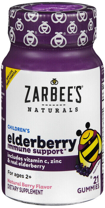 Zarbee's Children Elderberry Immune Support Gummies 21 Count