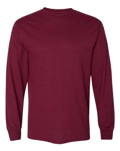 Gildan Adult 50/50 Cotton Blend Long Sleeve T-Shirt Mens Size Tee g8400