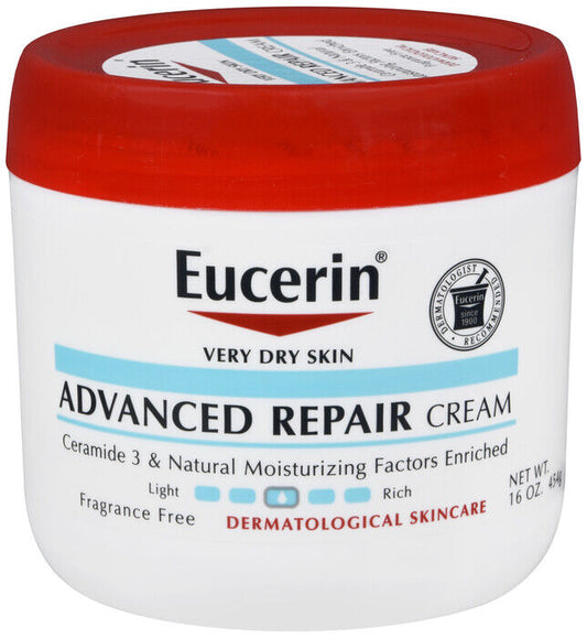 EUCERIN ADVANCED REPAIR CREAM JAR 16OZ