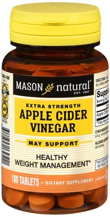 Mason Natural Apple Cider Vinegar 100 count Tablets