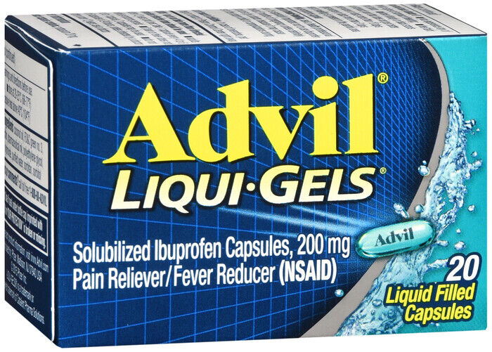 ADVIL LIQUI-GEL 20CT   ibuprofen ORAL CAPSULE 200 MG