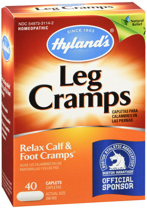 Hylands-Leg-Cramps-Cinchona (Homeopathic Quinine)-Lower-Back-Legs-40ct