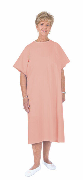 GOWN PATIENT TIE PINK